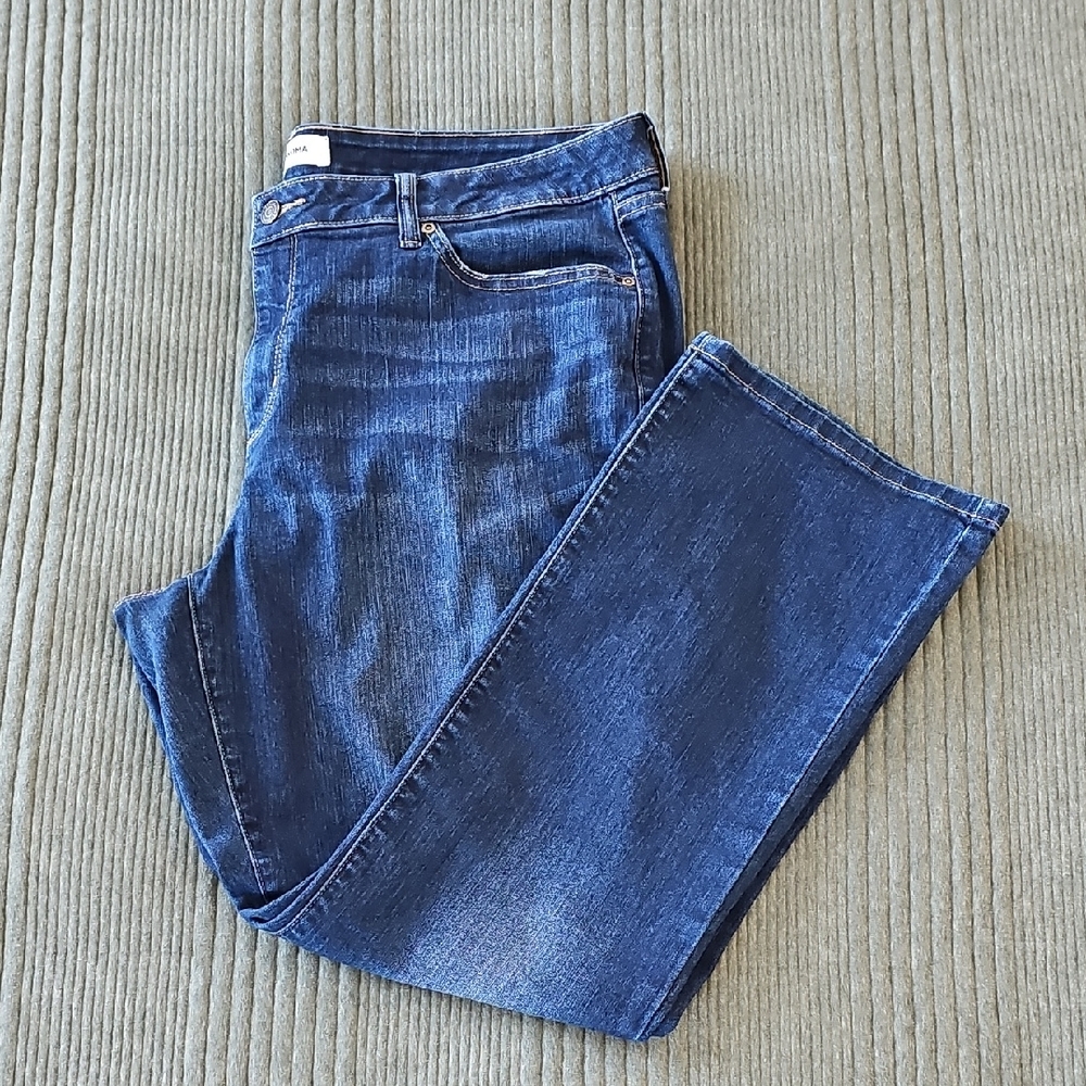 Sonoma Women's Indigo Curvy Bootcut Jeans Size 16WS